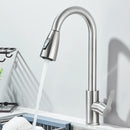 Kitchen Sink Faucets stainless steel Pull Out Kitchen Sink Water Tap Deck Mounted Mixer Stream Sprayer Head Hot Cold Taps