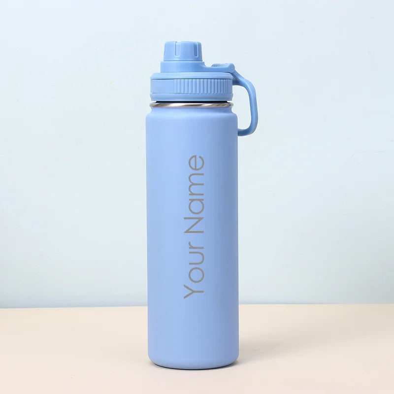 Personalised Gift 304 Stainless Steel Insulated Water Bottle 600ml 700ml 800ml Tumbler Flask