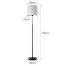 Modern Floor Lamp Design Pole Lamp with Shade Tall Lamp for Living Room Bedroom Office Dining Room Kitchen E27 Simple