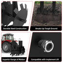 Disc Harrow Implements ATV Food Plot Equipment Impact Implements ATV/UTV Disc Harrow Plow Scraper Blade