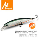 MEREDITH Hard Bait Fishing Lures 24color for Choose Minnow Wobbler Quality Professional JARKMINNOW 100F 14g Depth0.8-1.5m