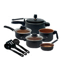 Teflom 8 PCs Rome 2.5L Non-stick Pressure Cooker Set