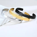 Men's Thin Bracelet,Stainless Steel Cuff  Bangle Bracelet, Thin Cuff, Boyfriend Cuff, Gifts for Him, Father's Day Gifts