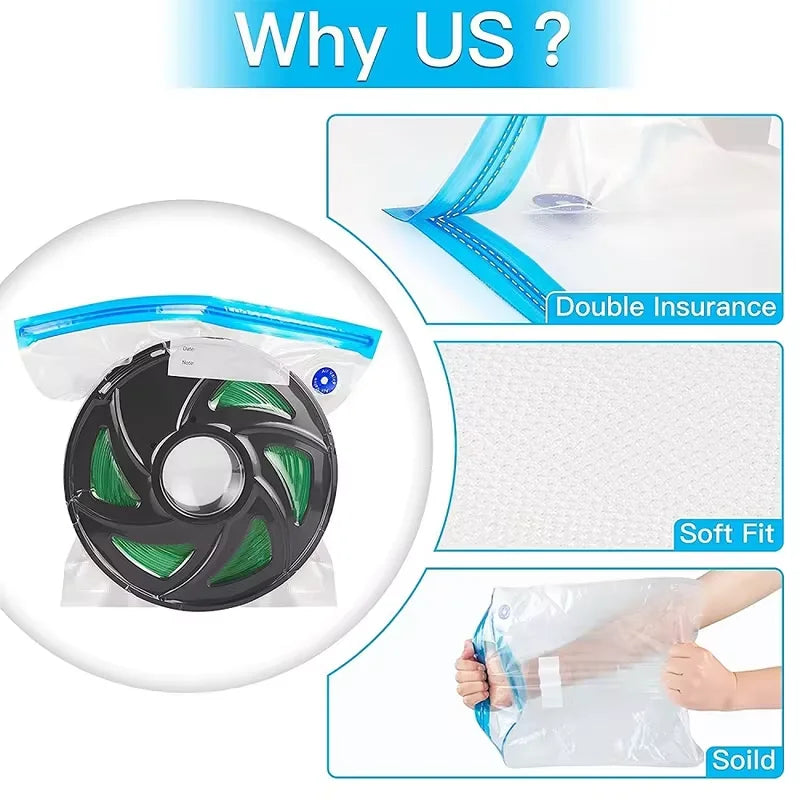 vacuum bags for filament Vacuum pump For 3D printer Vacuum bags and vacuum pumps Keep Sealed and dry USB rechargeable