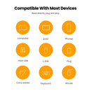 Elough 10A OTG USB 3.0 To Type C Adapter USB C Male To USB Female Converter Fast Charging OTG For Macbook Laptop Xiaomi Samsung