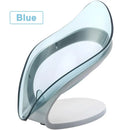 Leaf Shape Soap Box Drain Soap Holder Box Suction Cup Soap Dish For Bathroom Shower Toilet Shower Non-slip Drain Soap Case
