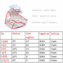 12pcs/Lot Girls Cotton Panties Briefs Gifts Children Underwear Cartoon Briefs  Underpants 1-2Y GTNN0001