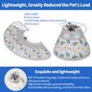 A new avocado pet Elizabethan collar for cats to prevent licking and biting after surgery, a soft collar for dogs to protect