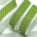 2cm 5Yards Dots Printed Embossed Ribbon For Handwork DIY Craft Bows Scrapbook Easter Wedding Christmas Deco Gift Floral Packing