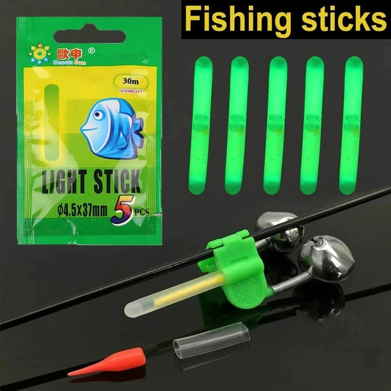 10-30PCS Luminous Fishing Float  Fishing Fluorescent Lightstick Light Night Float Rod Lights Dark Night Glow Stick Night Fishing