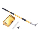 Smooth Finishing Professional Drywall Flat Box Gold-Flat Handle-Aluminum Precision Tools-Drywall Sheetrock Cleanable