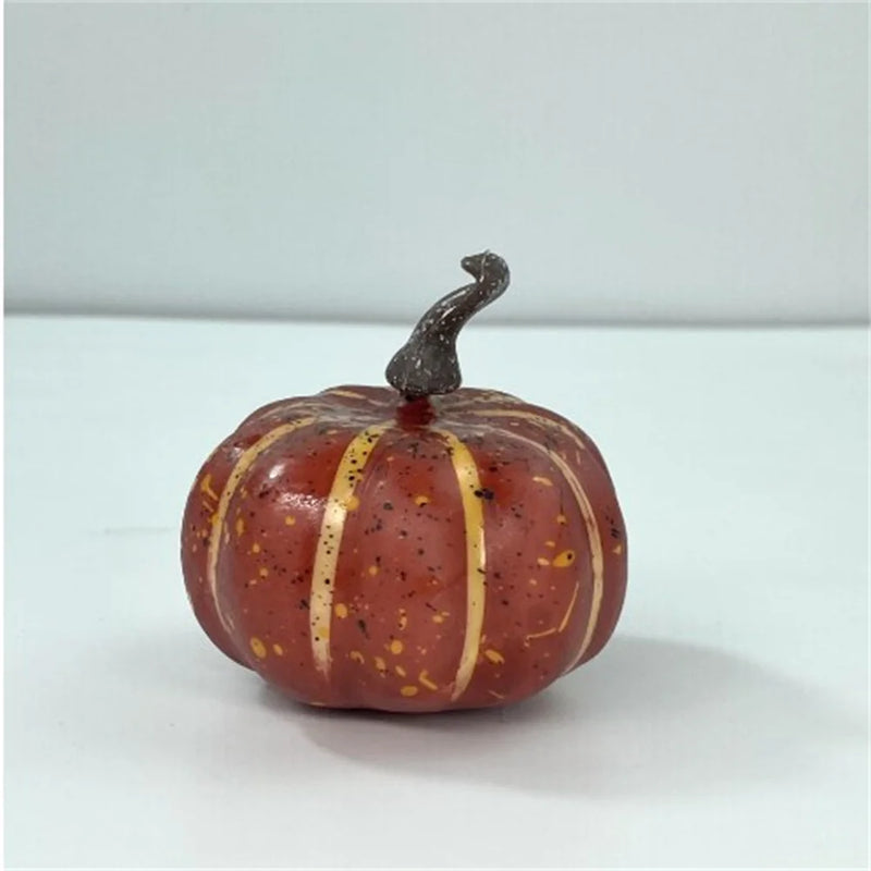 Mini Artificial Halloween Pumpkin Decor Simulation Vegetable DIY Craft Halloween Home Party Decoration Props Farmhouse Harvest