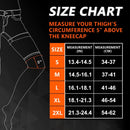 Sports Full Leg Compression Sleeves Knee Braces Support Protector for Weightlifting Arthritis Joint Pain Relief Muscle Tear