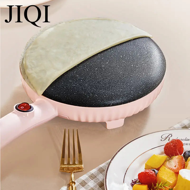 Automatic Pancake Making Machine Instant Heating DIY Snack Burrito Baking Pan Crepe Maker Spring Roll Flapjacks Lasagna Skille