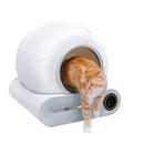 EU Stock Fully Automatic Smart Cat Litter Box Self-cleaning Large Capacity Cat Toilet APP Smart Control,Pet Supplies