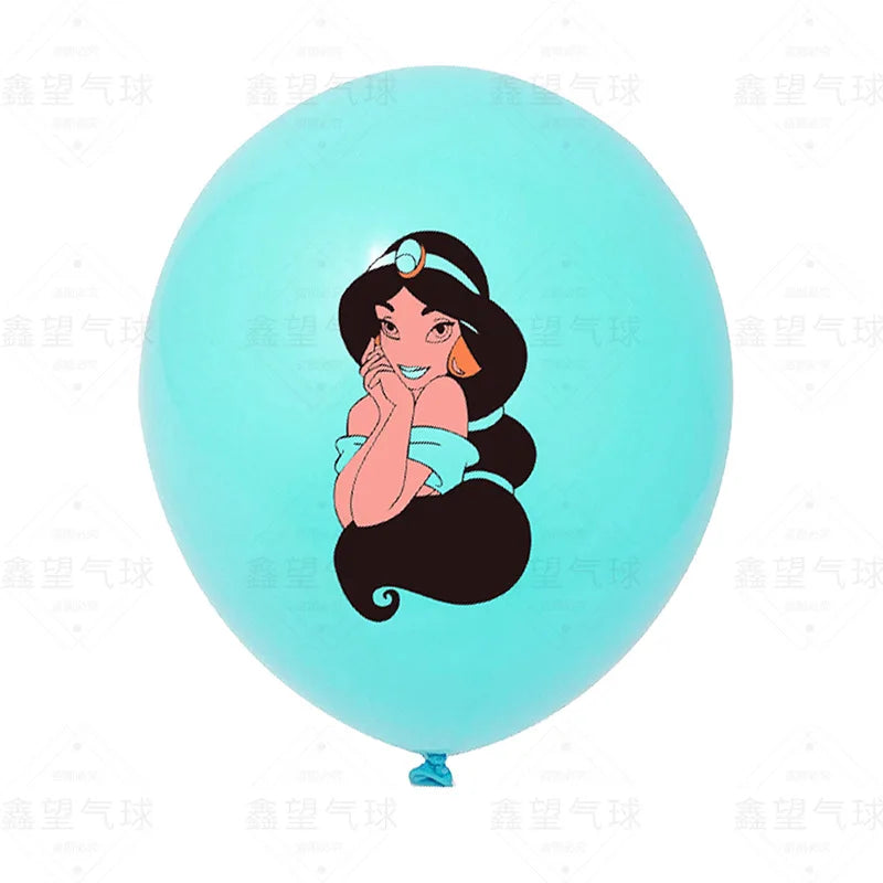 10/20pcs Disney Princess Theme Encanto Aurora Sleeping Beauty Balloon Baby Birthday Party Decoration 12inch Latex Balloon Set