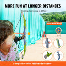 SucceBuy Kids Bow and Arrow Set LED Light Up Archery Toys Set with 10/20 Suction Cup Arrows Target & Quiverfor Kids Ages 4-12