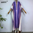 WINYI woman Winter Knitted cardigan coat Loose Christmas Fashion hipster party dress Thick Warm free size Female cloke overcoat