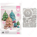 Christmas bells and Christmas trees Gift box die metal die for crafts Cutting Dies DIY Making Greeting Card Scrapbook Decoration