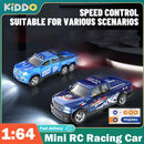 RC Cars 2.4G 5-Channel 1:64 Alloy Mini Remote Control SUV Drifts Long Endurance Electric Off-road Vehicle for Children Light