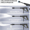 Home& Garden High Pressure Washer,3-IN-1 Power Jet Nozzle,High Power Portable Electric Jet Washer for Patio Car Driveway &Garden