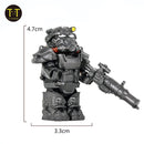 MOC Military Armor Soldiers Mini Anime Action Figures Weapons Robots Mecha Building Blocks Bricks DIY Toys for KIDS gift