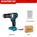 ONEVAN 1000W Brushless Electric Impact Drill 25+3 Torque 3 in 1 Cordless Screwdriver Power Tools For Makita Battery Pin