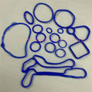 Cooling System Oil Cooler Gasket Seals Blue For Chevrolet Cruze 2009-2013 1.6L 1.8L Sonic Astra Zafira 55354072