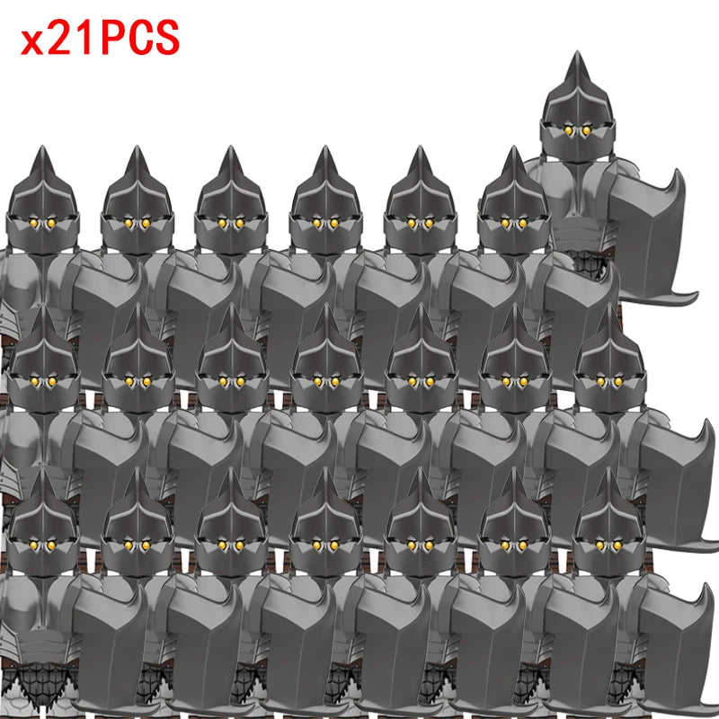 Classic Medieval Movie Elves Dwarf Warrior Iron Foot Dane leader of the Dwarfs Building Blocks LOTR Figures Toys For Children