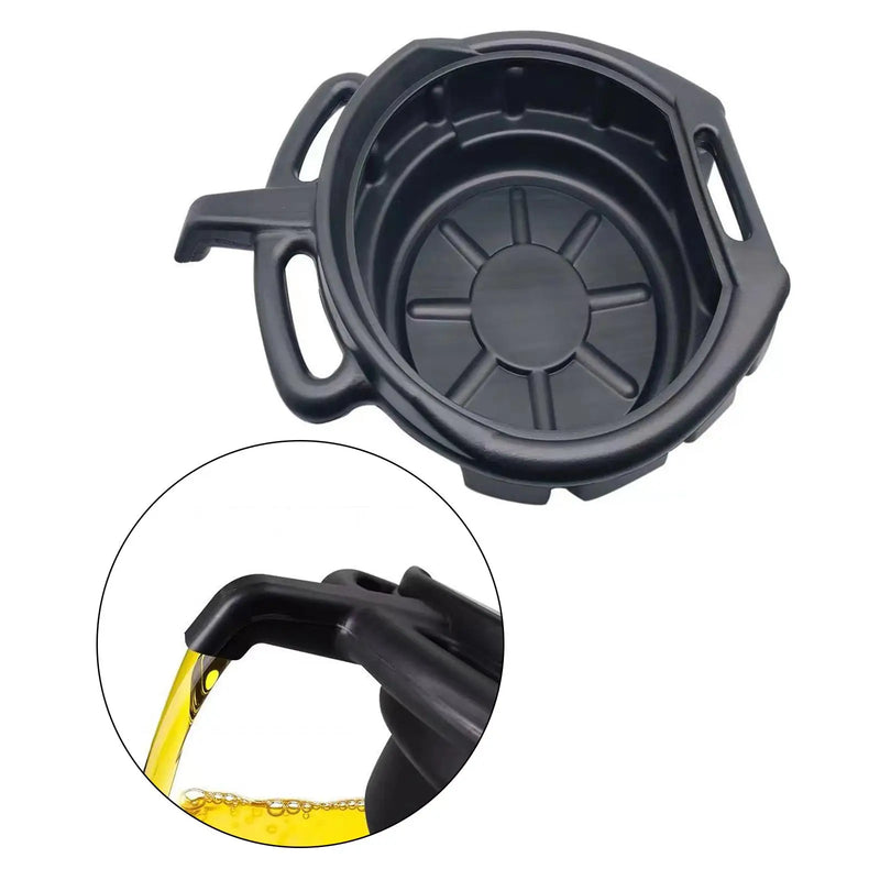 Oil Drain Container Can Tray Waste Engine Oil Collector Leak