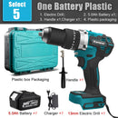 Kamolee 13mm Pro Large Torque 650NM Brushless Electric Impact Drill 3 in 1 Electric Cordless Screwdriver For Makita 18v Battery