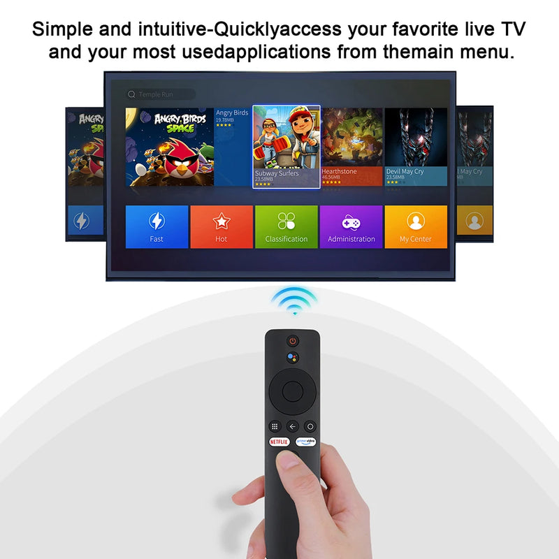 XMRM-006 Bluetooth Voice Remote Compatible with Xiaomi MI Box S MI TV Stick MDZ-22-AB MDZ-24-AA - Smart TV Accessories