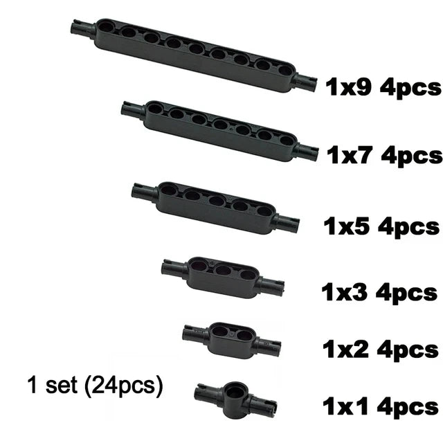 Technical Part Axle Bushing Pin Connector Peg Cross Building Blocks Toy Replace Bulk Parts DIY 3713 15100 59443 48989 6536 33299