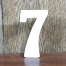8 CM Letras Decorativas Grandes White Wooden Letters Home Decor Wedding Decoration DIY Personalised Name Design Free Standing