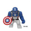 Marvel Action Figure Mini Block Adult Super Hero Series Iron Man Spider Man Assembled Block Children's Puzzle Toy Gift