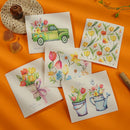 10PCS Reusable Cellulose Dishcloths Absorbent and Fast Dishcloths Household Supplies Cookware Utensil Dish Kitchen Clot