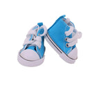 5Cm Doll Canvas Shoes Lace-up High-top Sneaker For 14inch Wellie Wisher Doll Toy 1/6 Bjd Paola 20Cm K-pop Cotton Doll Clothes