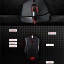 Motospeed V2 Gaming Mouse USB Wired RGB Backlight 6 Buttons Optical Sensor Internet Cafe Special For Computer Laptop