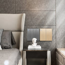 86 Type UK Standard Wall Light Switch 16A Brushed Panel ON OFF Home Power Rocker Push Button Switch 1/2/3/4 Gang 1/2Way