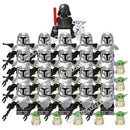 Hot Toys Star Wars 21pcs Republic Commando 501st Building Blocks TV6109 TV6106 Trooper Force 99 Hunter Crosshair Wrecker Brick