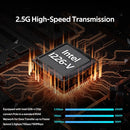 Intel I226-V PCIE To RJ45 Network Adapter 2.5G Gigabit Ethernet 100/1000/2500Mbps RJ45 LAN Controller For Desktop/PC Easy Set