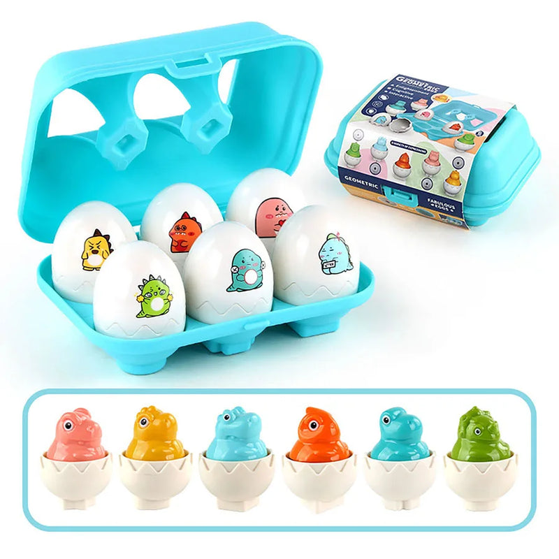Montessori Eggs 3D Puzzle Learning Education Math Toys Kids Shape Match Smart Game for Children Educational Easter Gifts for Kid