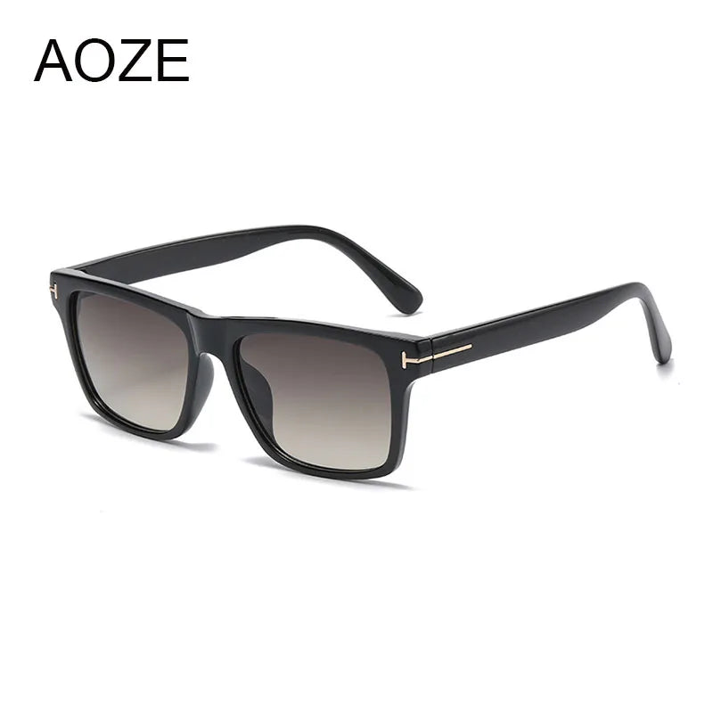 2022 Rectangle Women Tom Sun Glasses Men Shades Retro Square Black Sunglasses High Quality Glasses Decoration Eyewear UV400