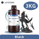 ANYCUBIC Water-Wash Resin 3kg High Precision Low Odor Low Viscosity 3D Printing Standard Photopolymer For LCD 3D Printer