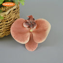 16Color Artificial Latex Phalaenopsis Butterfly Orchid Flowers Head DIY Wedding Christmas Decorative Shooting Props Accessories
