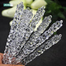 6pcs Christmas Decoration Simulation Ice Xmas Tree Hanging Ornament Artificial Clear Fake Icicle Winter Party Home Decor Navidad