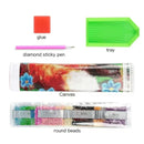 Zipper Bag 5D DIY Easter Diamond Painting Kit Jesus Religious Sticker Diamond Embroidery Cross Embroidery Art Children's Gift