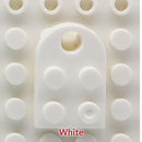 50pcs DIY Building Blocks 3176 Brick Heart Necklace/Key Ring Toys 2x 3 Heart-shaped Multicolor Educational Toy Gift for Children