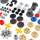 117PCS High-Tech Plastic Building Blocks Bricks Car Gear Link Liftarm Beam Cross Axle DIY Assembling MOC Bulk Technology Set Toy