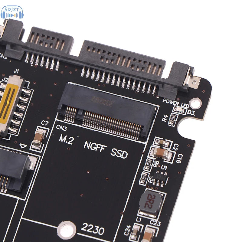 SATA 60Gbps To M2 NGFF SATA SSD MSATA SSD Adapter MSATA To SATA M.2 NGFF To SATA Hard Disk Adapter Board